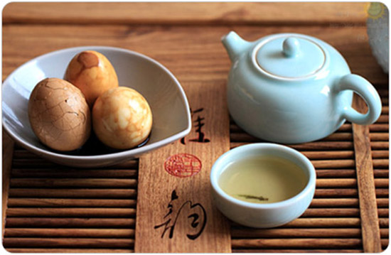 Œufs durs à la chinoise